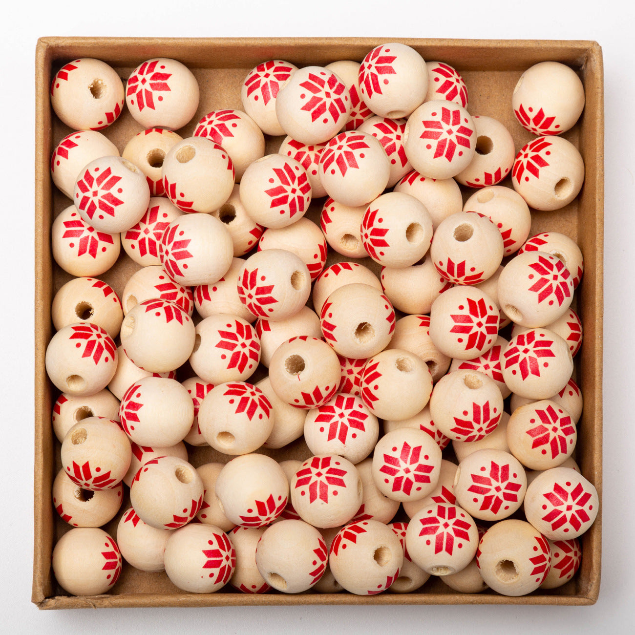 Cuentas de borde de hilo de navidad al por mayor 10pcs